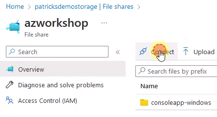 06-azure-portal-azworkshop-file-share-connect